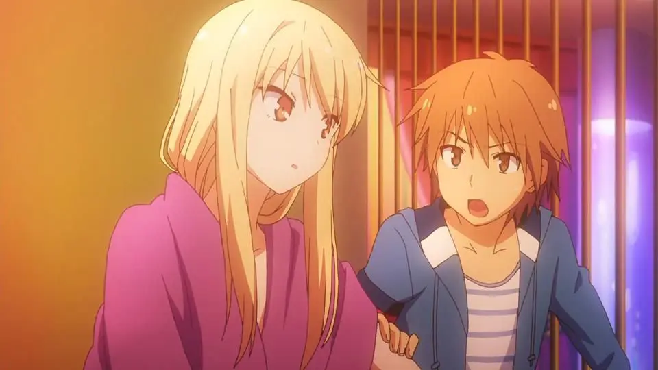 Gambar Sorata dan Mashiro dari Sakurasou no Pet na Kanojo