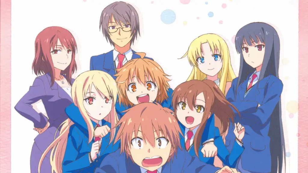 Gambar Sorata dan Misaki dari anime Sakurasou no Pet na Kanojo