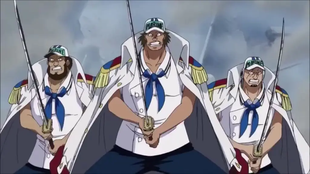 Cuplikan Perang Marineford di One Piece episode 416.