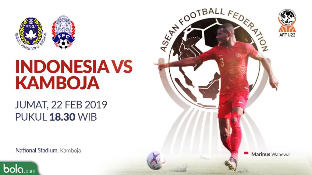 Cuplikan pertandingan Indonesia vs Kamboja di AFF U22 2019