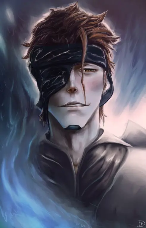 Gambar Sosuke Aizen, antagonis utama Bleach