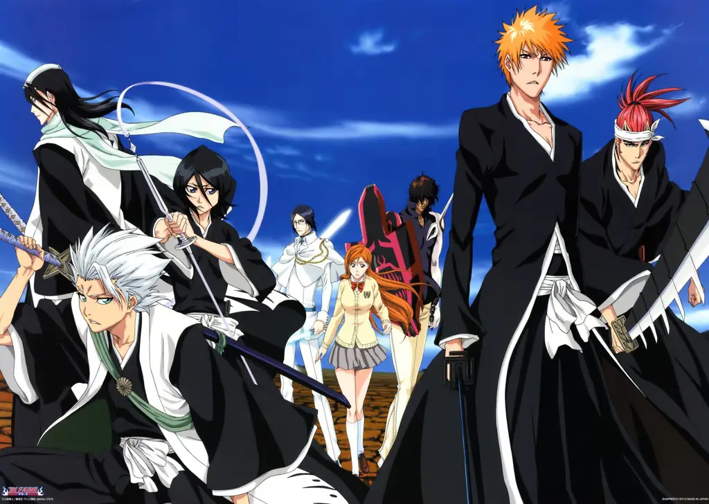 Gambar seorang Soul Reaper dari Bleach