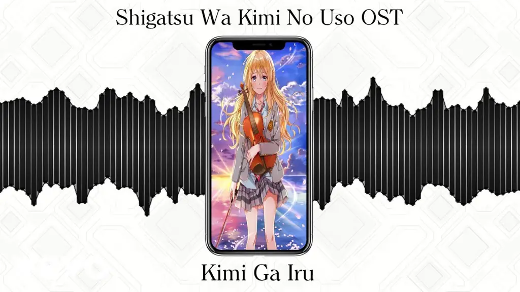 Sampul soundtrack Shigatsu wa Kimi no Uso