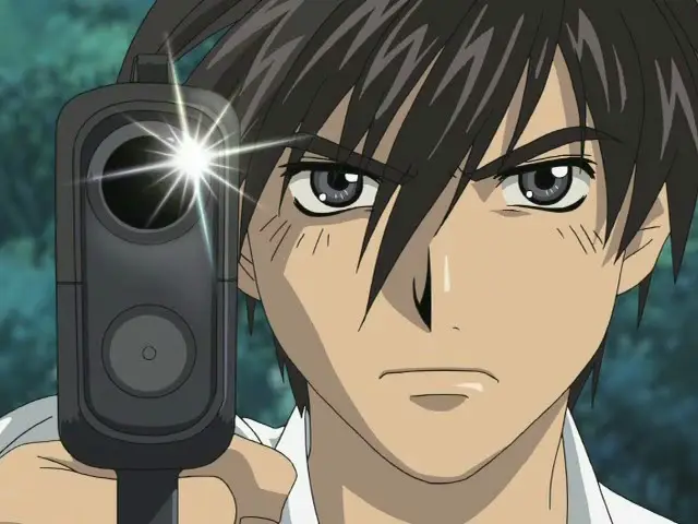 Sousuke Sagara, karakter utama Full Metal Panic! Gambar Sousuke Sagara dari anime Full Metal Panic!