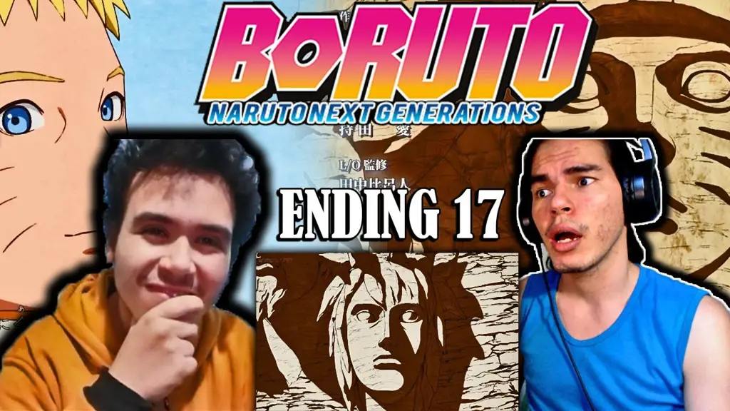 Gambar yang menampilkan spekulasi ending anime Boruto