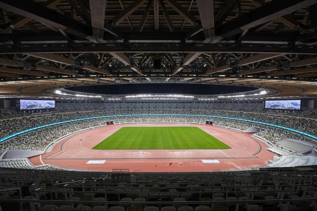 Foto stadion sepak bola Jepang