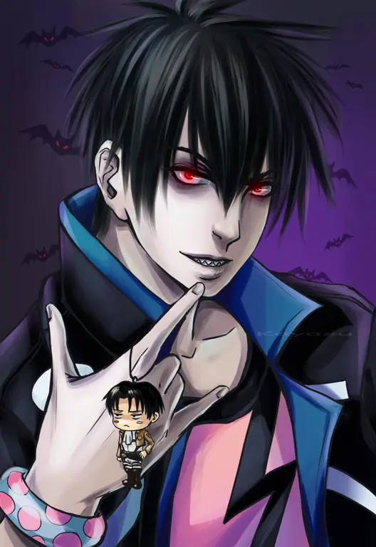 Gambar Staz Charlie Blood dari anime Blood Lad