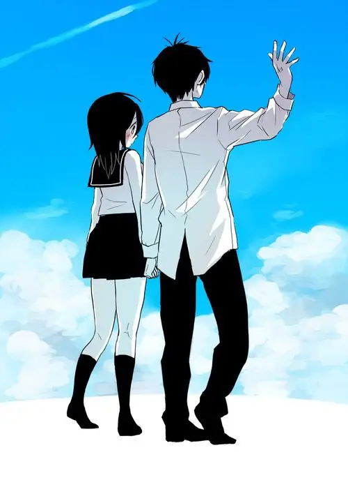 Gambar Staz dan Fuyumi dari anime Blood Lad