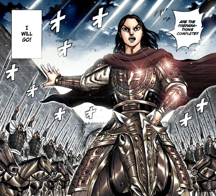 Strategi perang dalam manga Kingdom