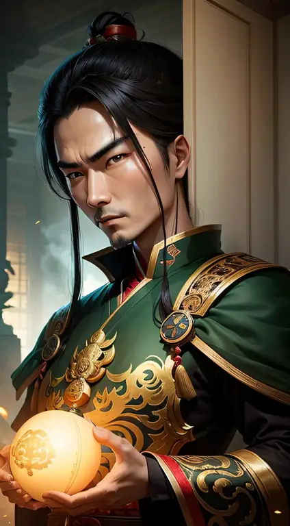 Ilustrasi peta strategi Zhuge Liang dalam anime Paripi Koumei