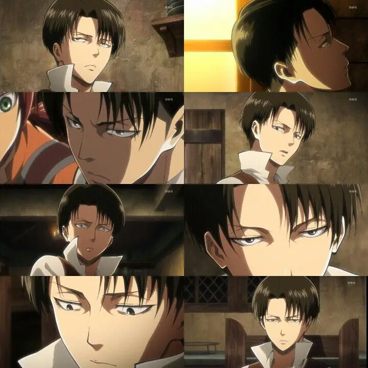 Gambar Levi Ackerman merencanakan strategi dalam OVA Attack on Titan