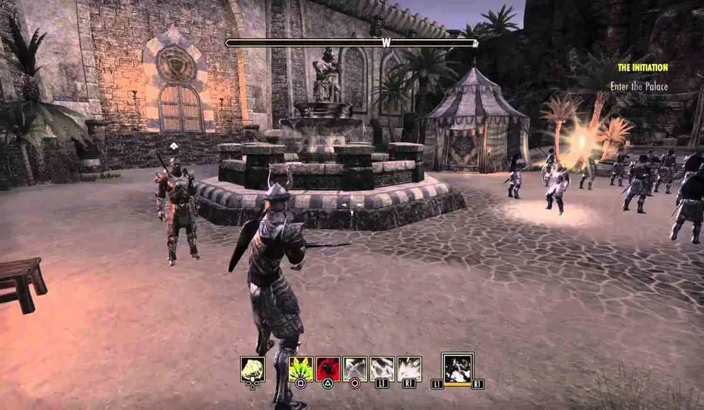 Gambar gameplay solo dalam game MMORPG