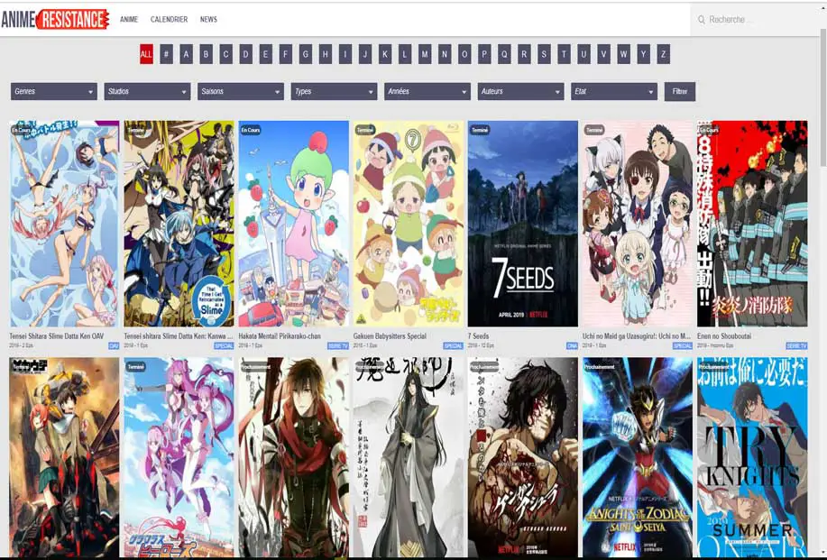 Gambar berbagai anime yang sedang streaming