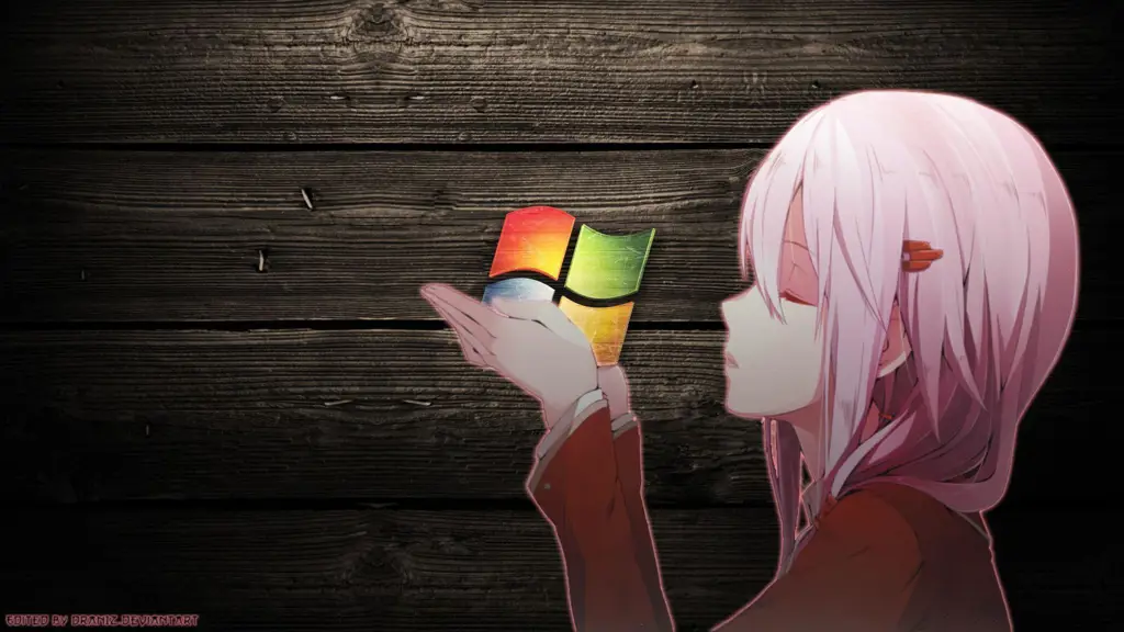 Laptop menampilkan streaming anime