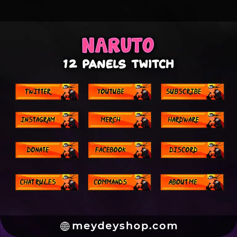 Antarmuka platform streaming Naruto