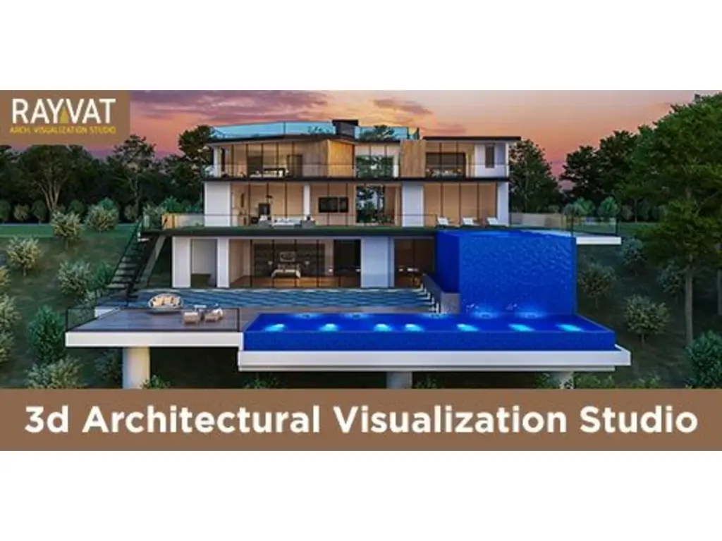 Studio visualisasi arsitektur yang profesional