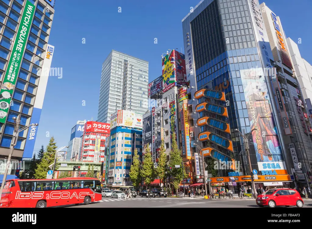 Gambar suasana jalanan di Akihabara