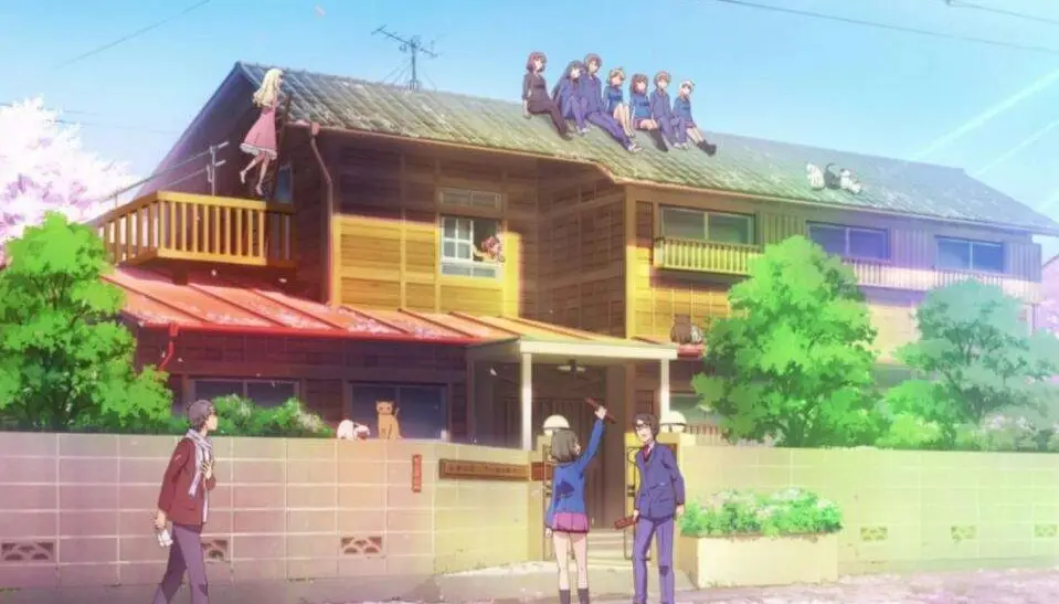 Ruang asrama Sakurasou