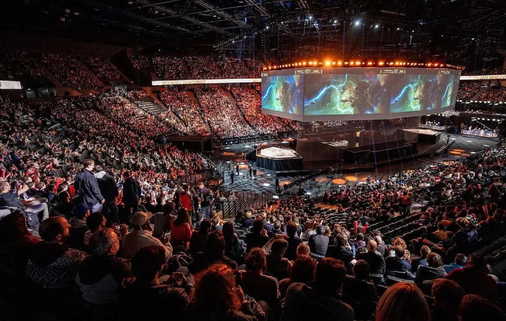 Arena pertandingan esports League of Legends