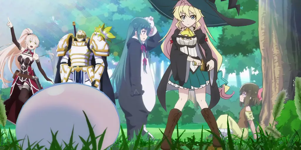 Suasana dunia fantasi dalam game anime isekai Dunia fantasi dalam game anime isekai