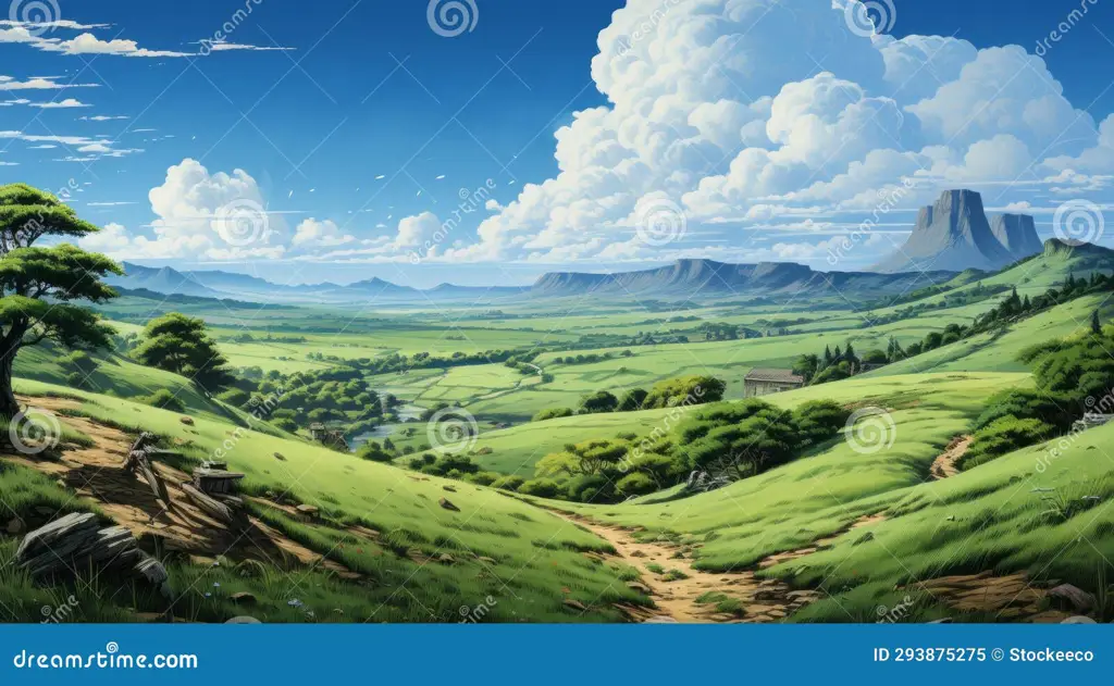 Suasana futuristik dalam anime Pemandangan latar anime Sci-fi