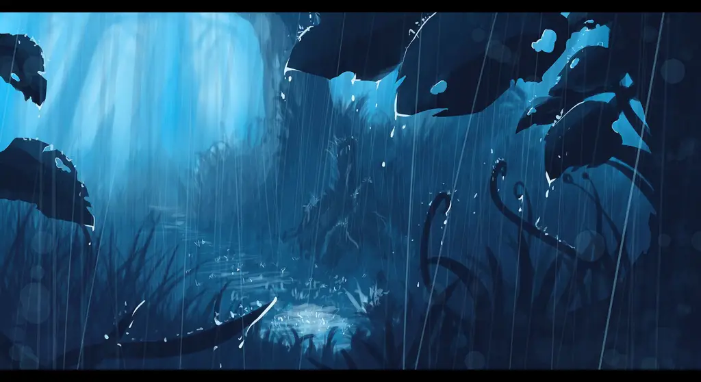 Gambar pemandangan anime yang gelap