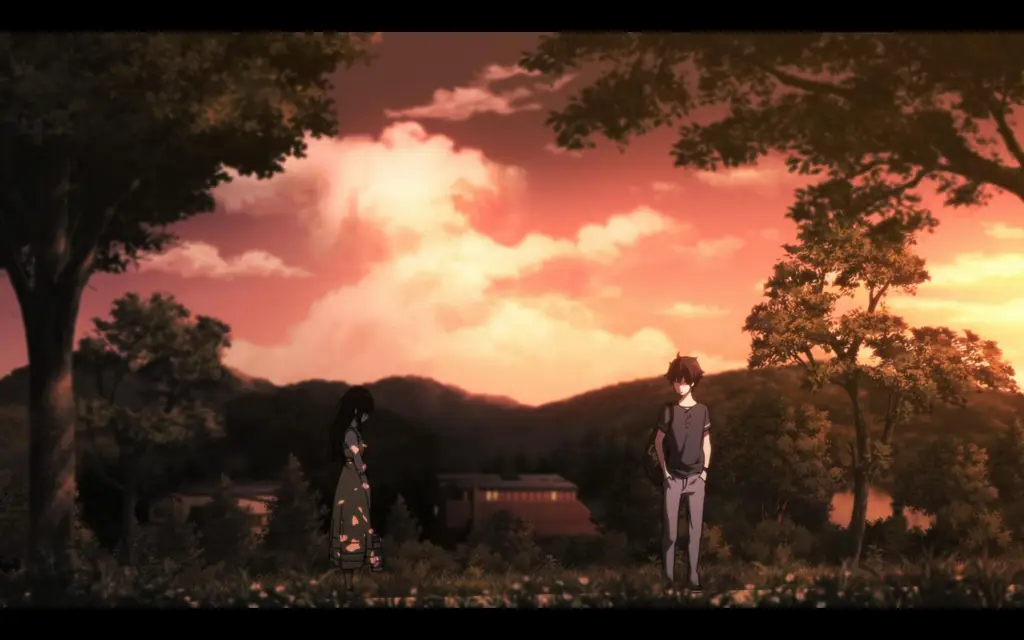 Gambar pemandangan indah dari anime Hyouka