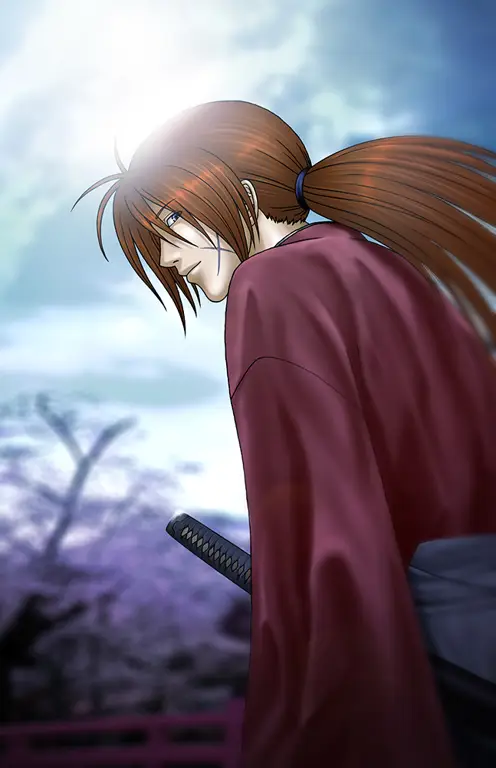 Pemandangan indah dalam anime Rurouni Kenshin