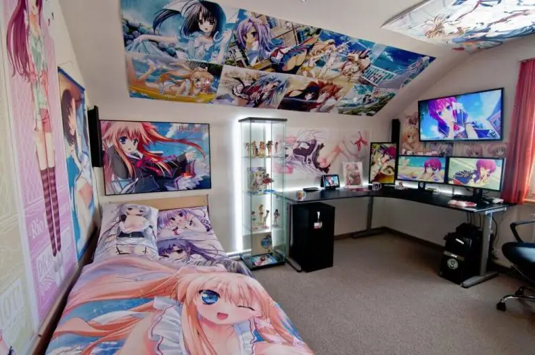 Kamar tidur bertema anime