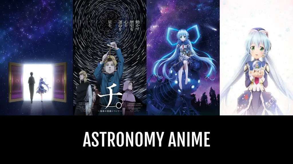 Gambar klub astronomi SMA dalam anime Koisuru Asteroid