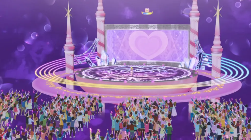 Gambar konser Aikatsu! yang meriah