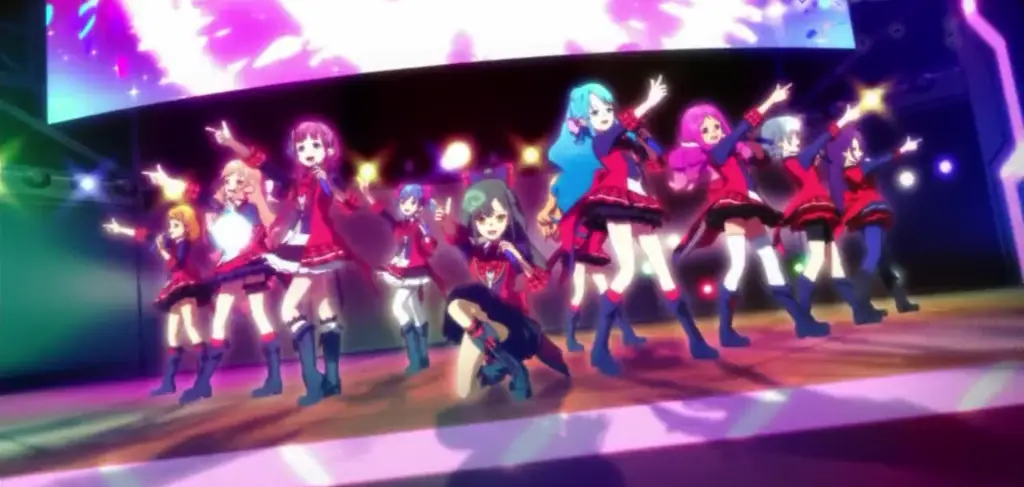 Gambar konser AKB0048 yang meriah