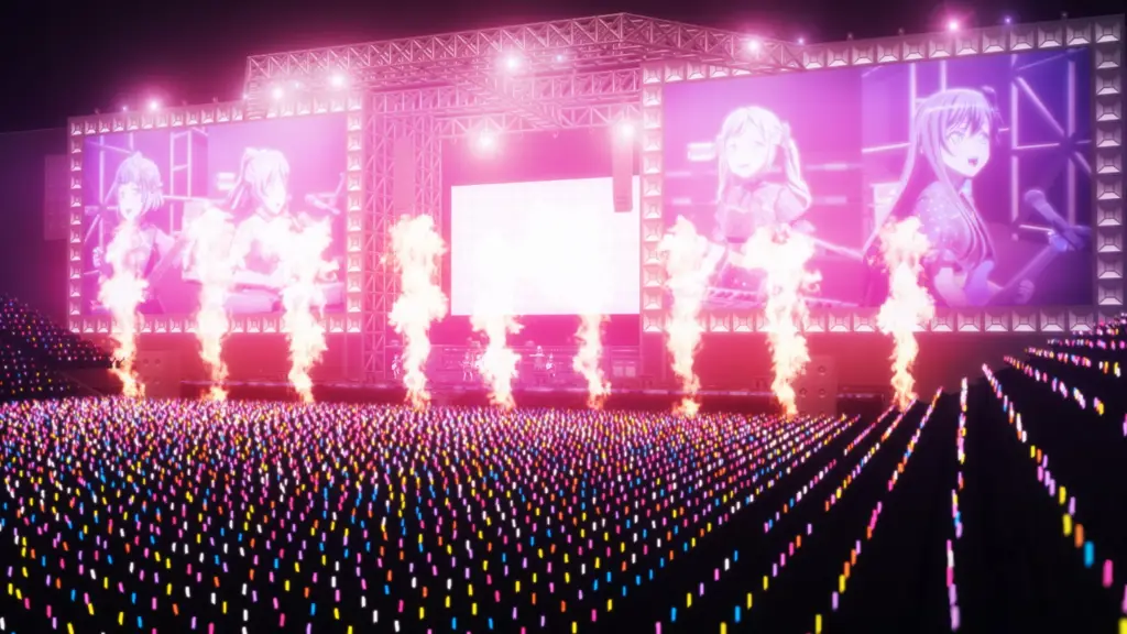 Adegan konser dalam Bang Dream!