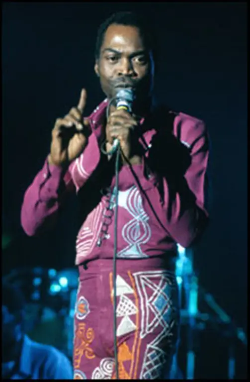 Foto konser Fela Kuti