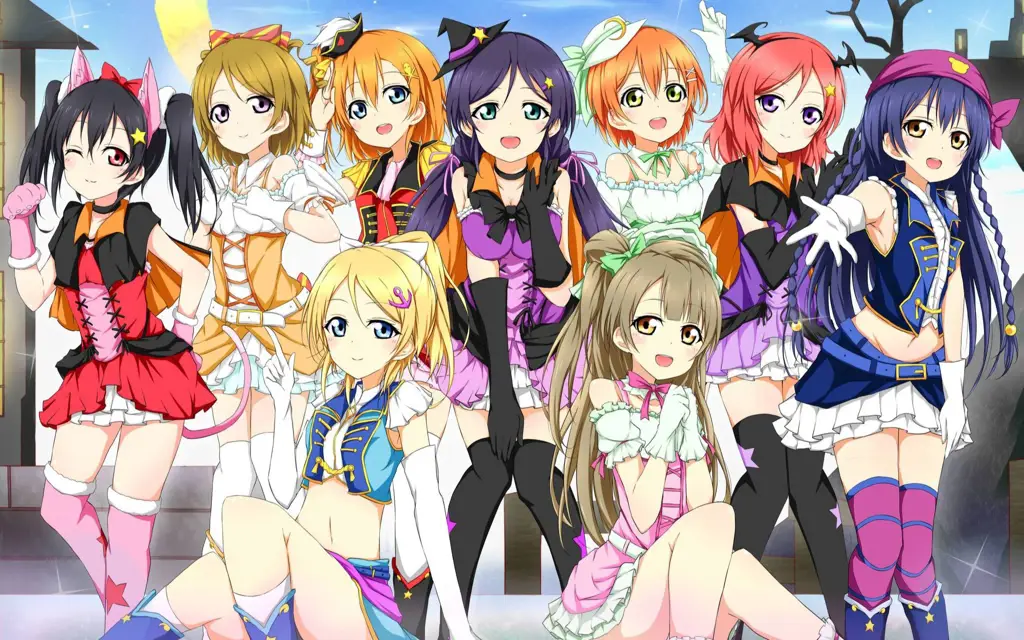 Gambar konser Love Live! yang meriah