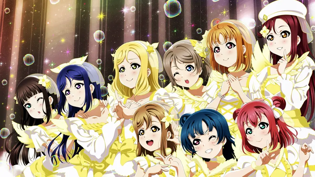 Gambar konser Love Live yang meriah