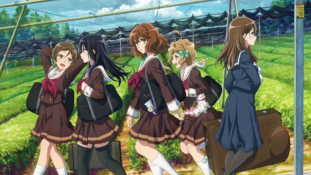 Gambar adegan konser klub musik di Sound! Euphonium