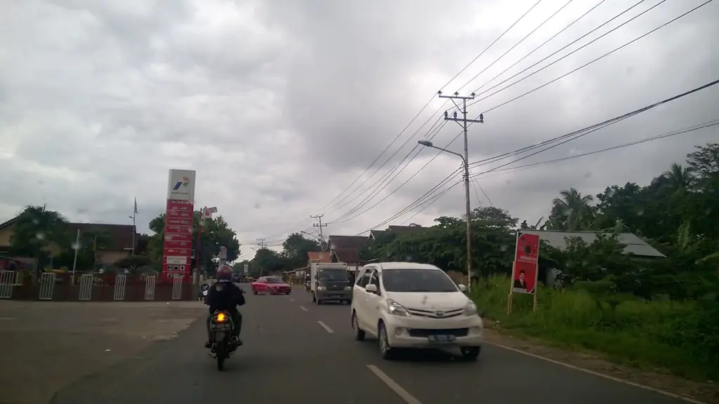 Jalanan di Bandar Lampung