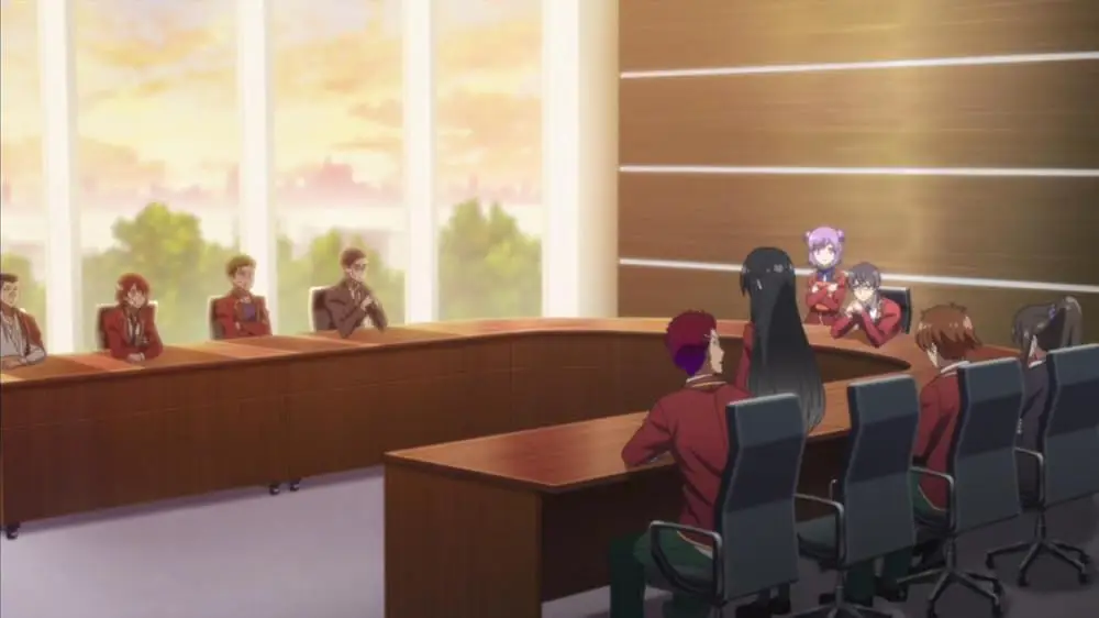 Gambar latar sekolah elit dalam anime Classroom of the Elite