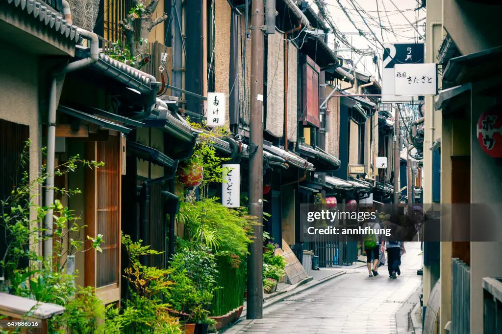 Gambar jalanan Kyoto kuno