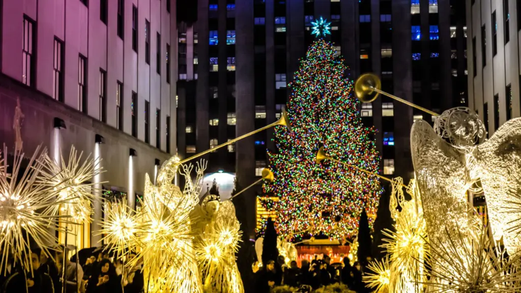 Suasana Natal di New York City