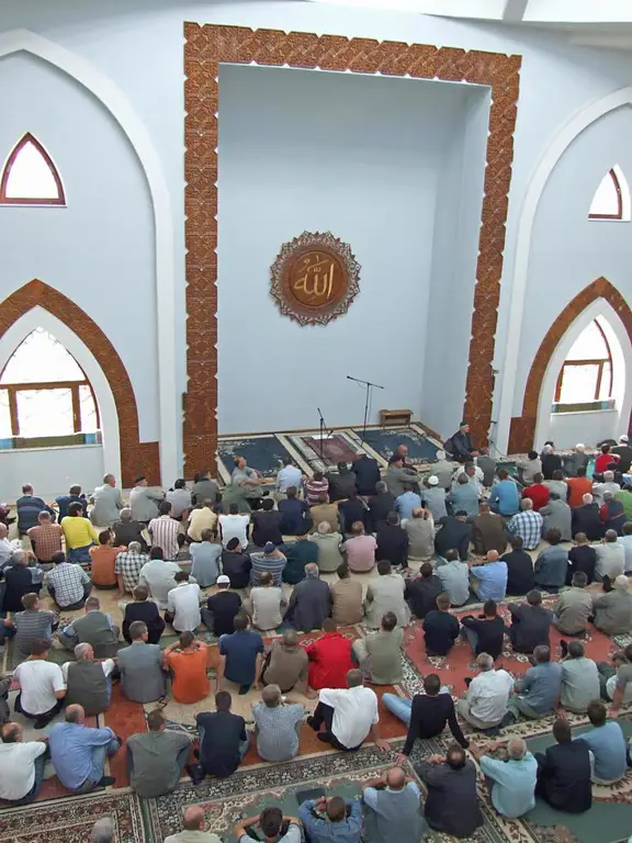 Interior Masjid di Pondok Pesantren Al Kautsar