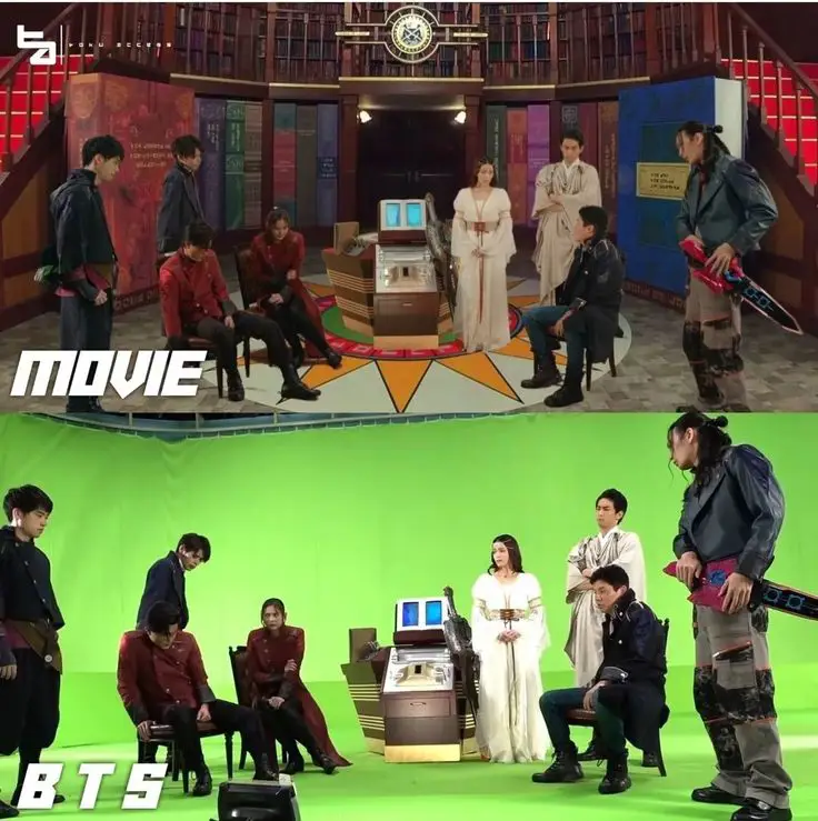 Suasana mencekam di museum Adegan menegangkan di museum dalam Kamen Rider Double episode 33