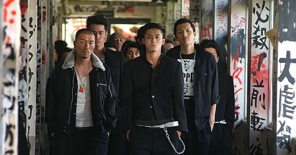 Adegan drama gangster Jepang yang menegangkan