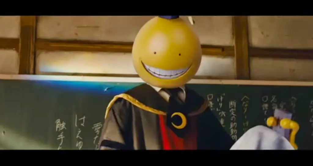 Adegan aksi menegangkan dalam film Ansatsu Kyoushitsu live action