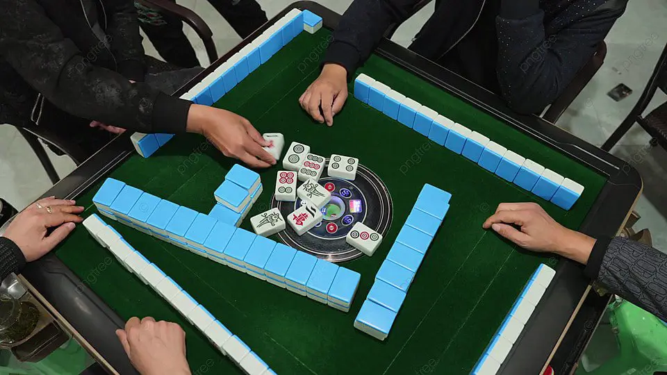 Adegan permainan Mahjong