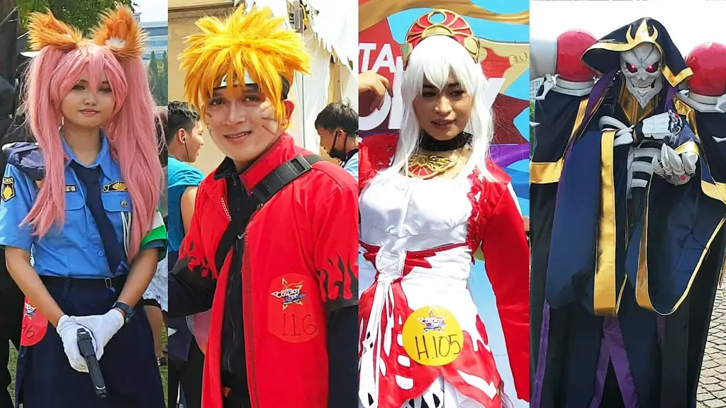 Gambar berbagai kegiatan di event anime Jakarta