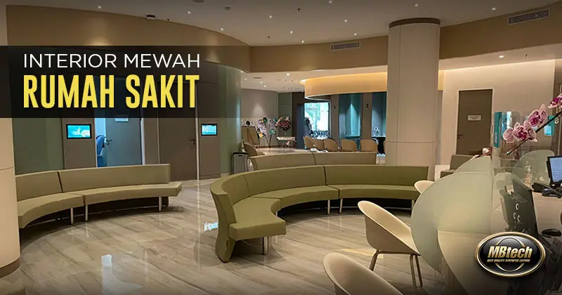 Foto interior rumah sakit yang modern dan bersih