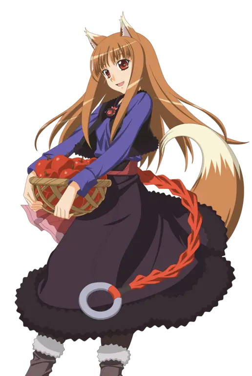 Gambar pasar abad pertengahan dalam Spice and Wolf