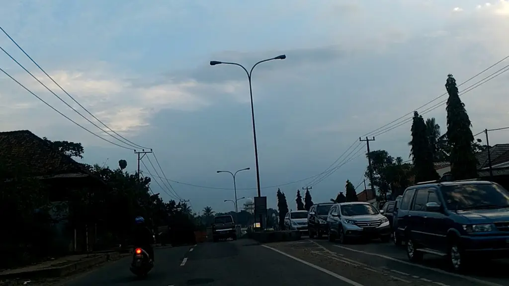 Gambar jalanan di Bandar Lampung